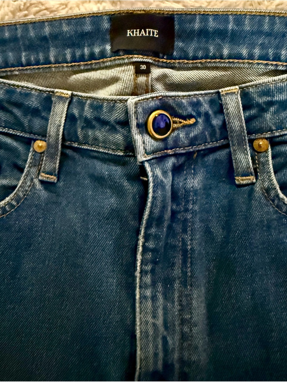 KHAITE Vanessa Slim High-Rise Jeans